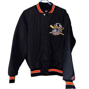 Vintage Erie Seawolves Minor League Baseball Jersey Express snap jacket large